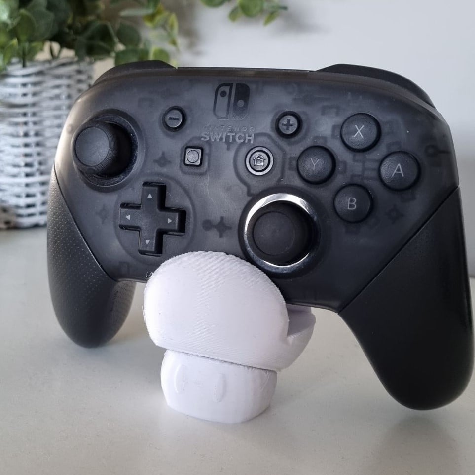 Mario Mushroom Switch Pro Controller Holder
