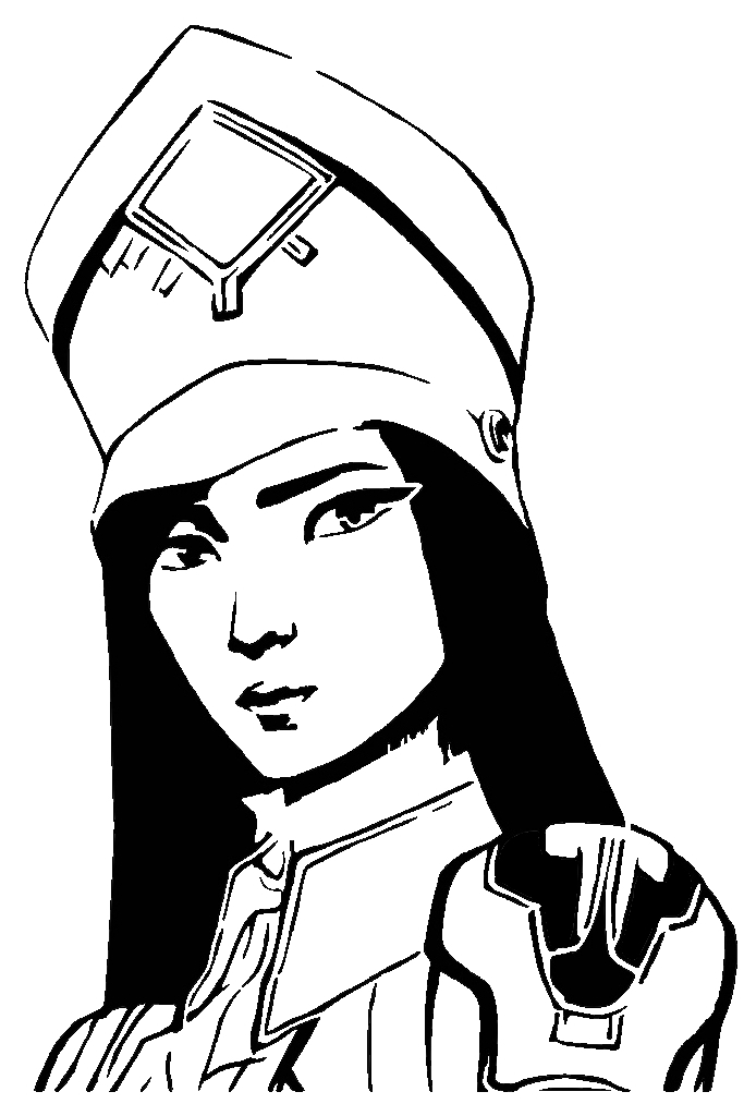 Caitlyn Kiramman stencil