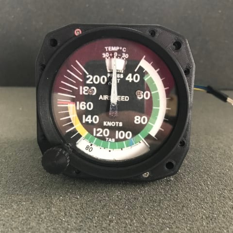 Cessna 172 Airspeed Indicator for Arduino Flight Simulator
