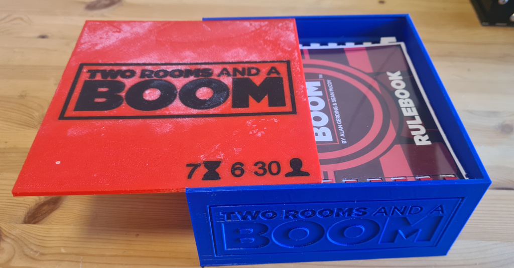 Two Rooms and a Boom - Game Box