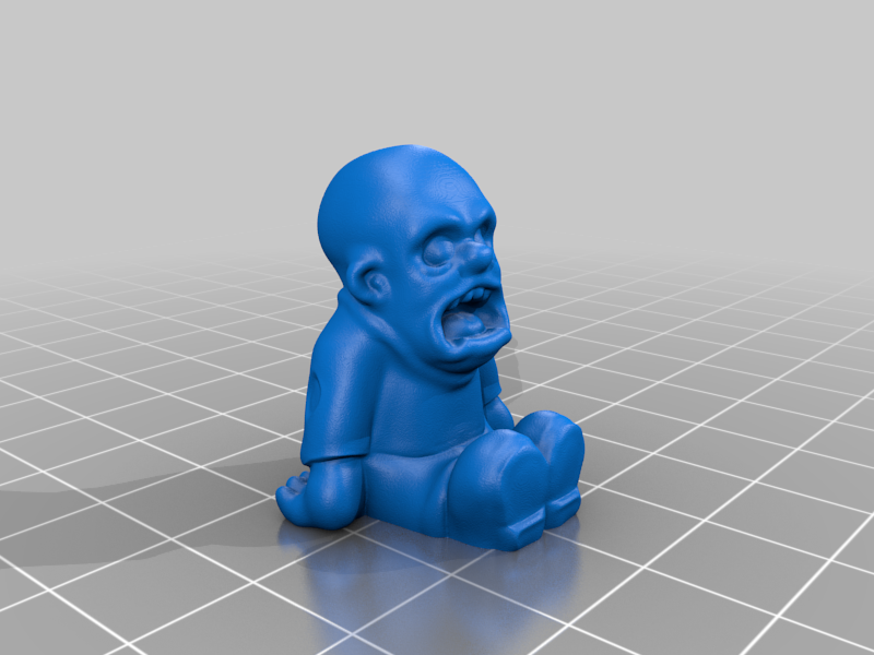 Simple sitting zombie
