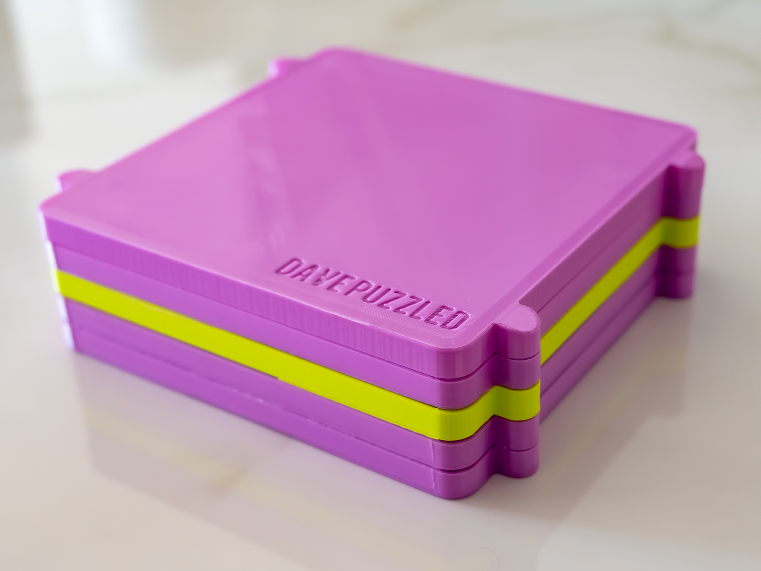 Stackable Jigsaw Puzzle Trays