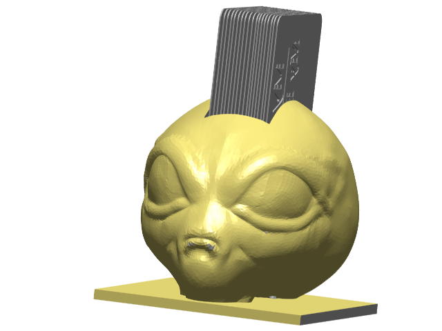 Area 51 Alien Business Card Holder