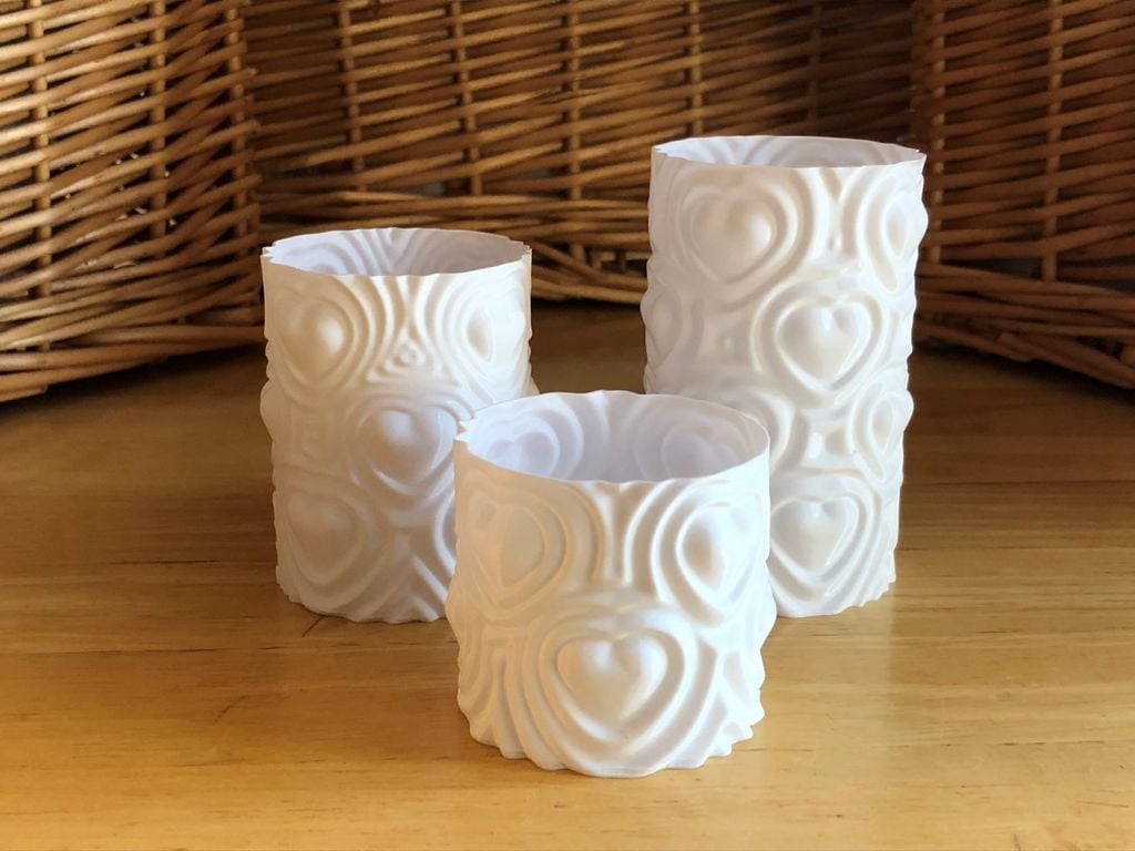 Heartbeat Vases (For Spiralized Printing)