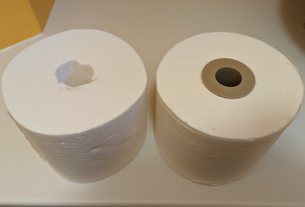 Toilet Paper Tube Centre (for Tubeless Rolls)