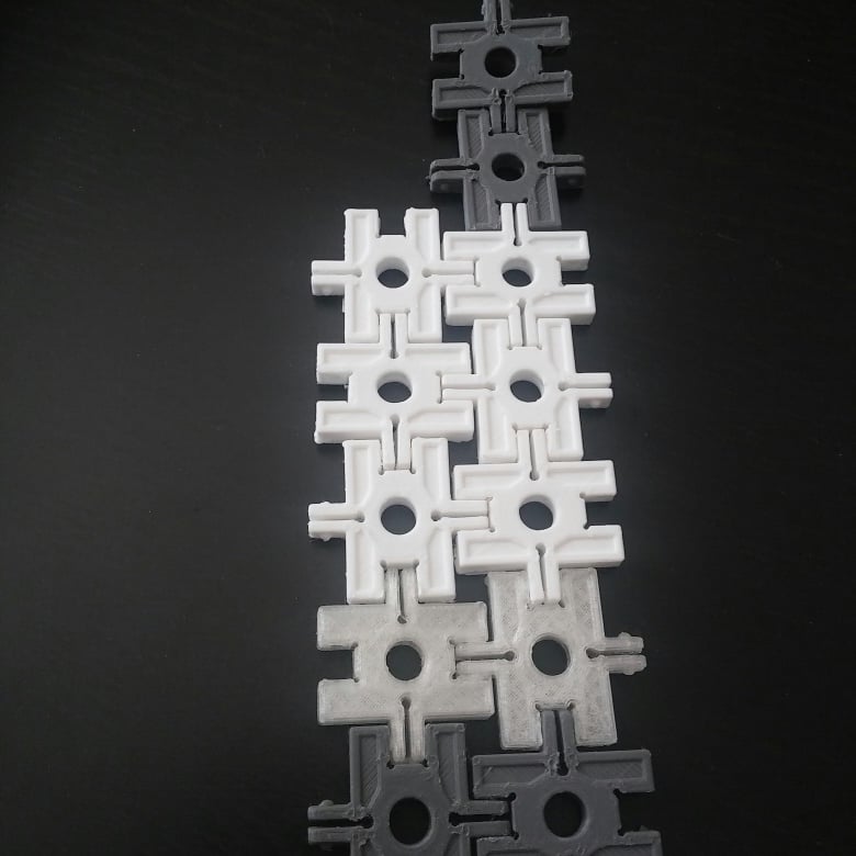 FlexiBit Self-Connecting Shape