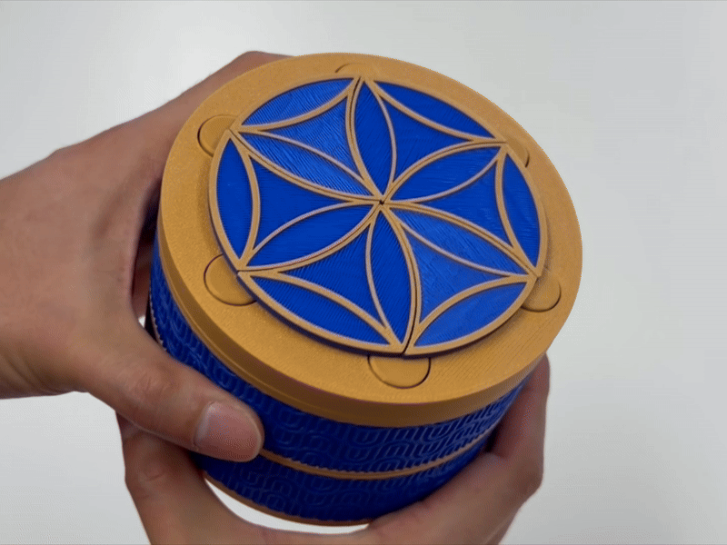 Miniatura 2 do modelo 3D Mechanical Spinning Top Box