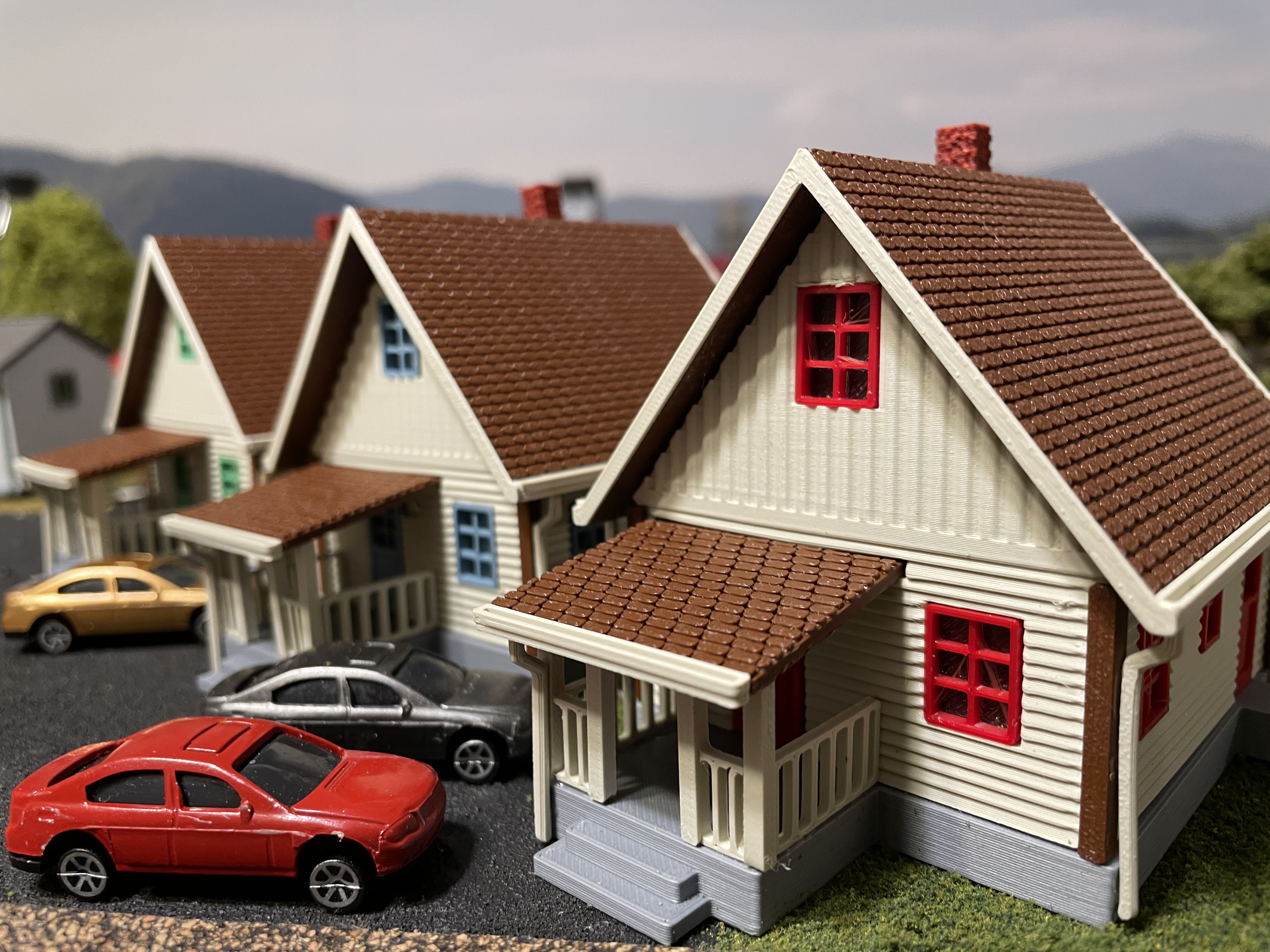 HO Scale Company Houses