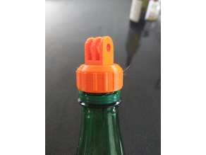 Bottle Screw Cap with GoPro Mount