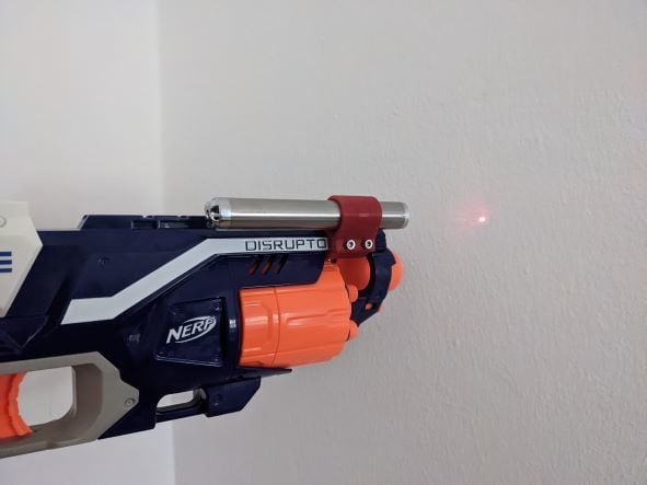 Nerf Elite Disruptor laserpointer holder