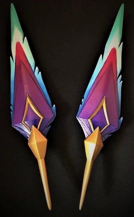 League of Legends - The Guarder of Stars Xayah Magical Girl , Star Guardians Xayah Feather Blades