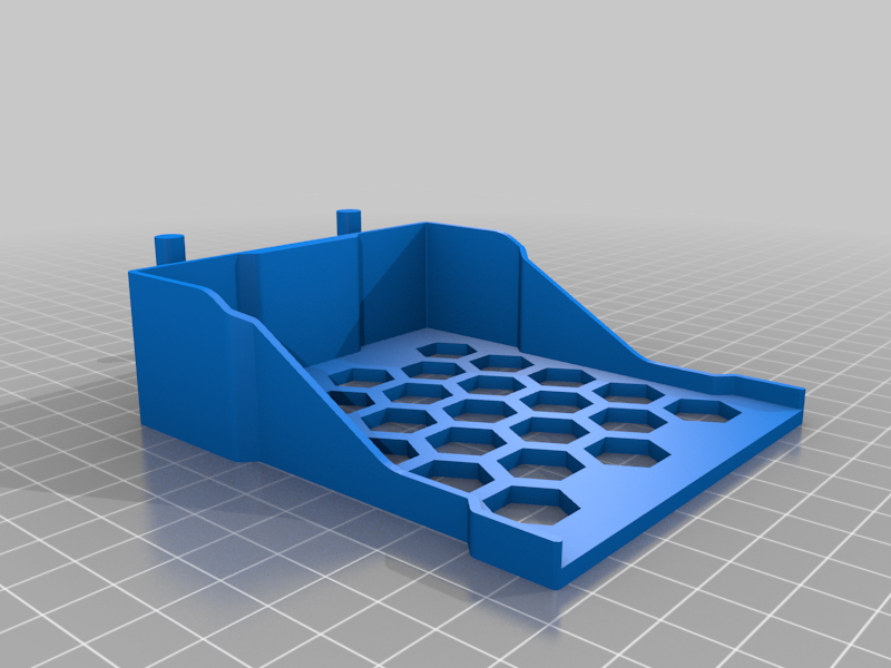 1/4" Stackable Box v4 Pegboard Version