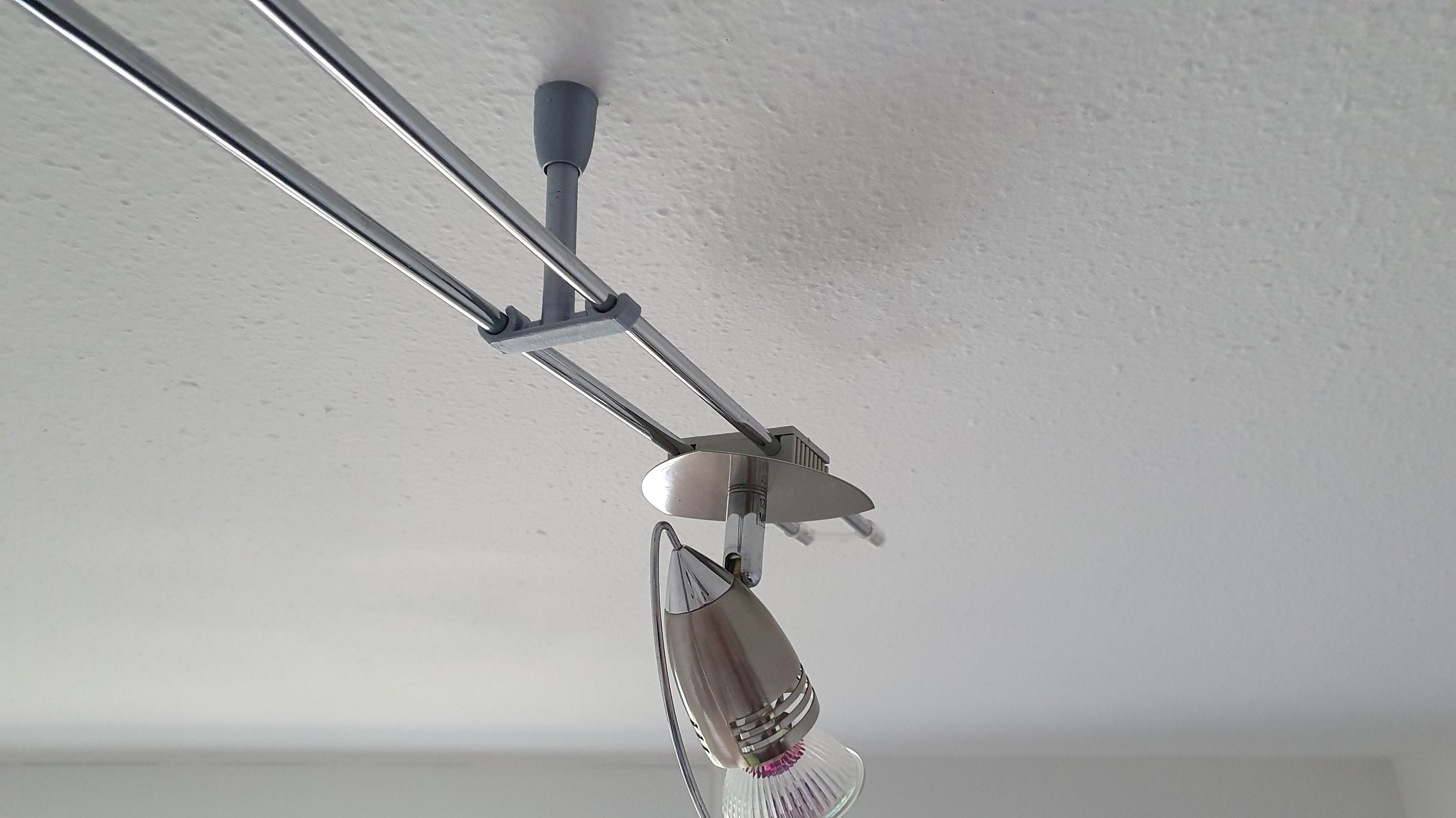 Ceiling lamp rail mount replacement