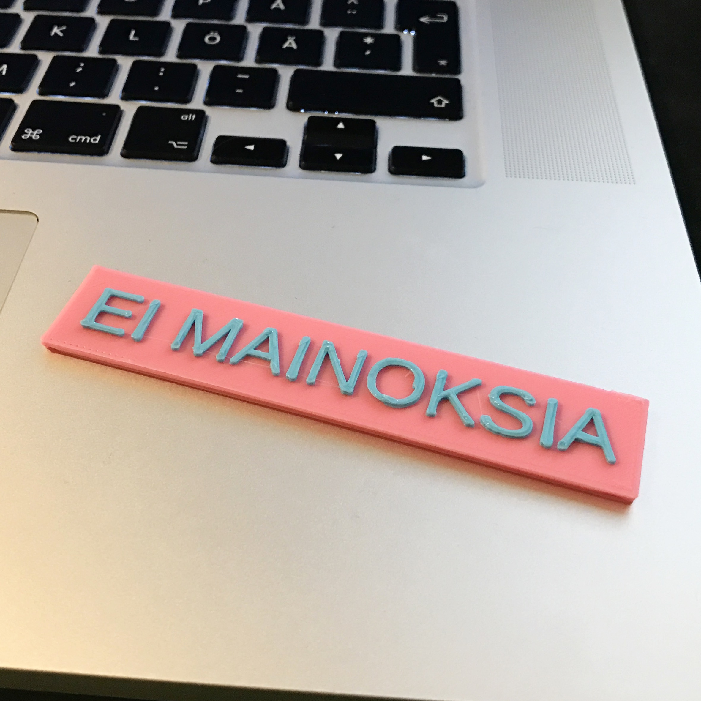 Ei mainoksia -kyltti