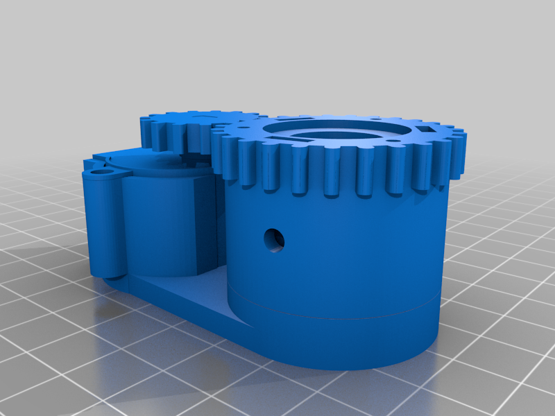 X-axis rotary turret ring design