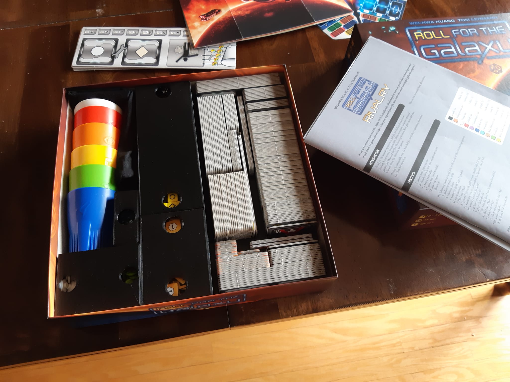 Roll for the Galaxy Organizer with Expansions