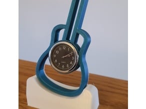 Guitar Time! - 3D Printed Clock #JunesTunes