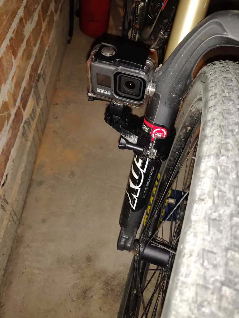 GoPro MTB clamped mount