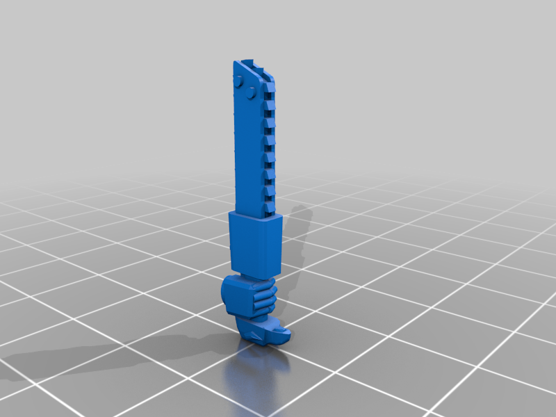 Chainsaw-sword for Space Warrior - Eagle stylized