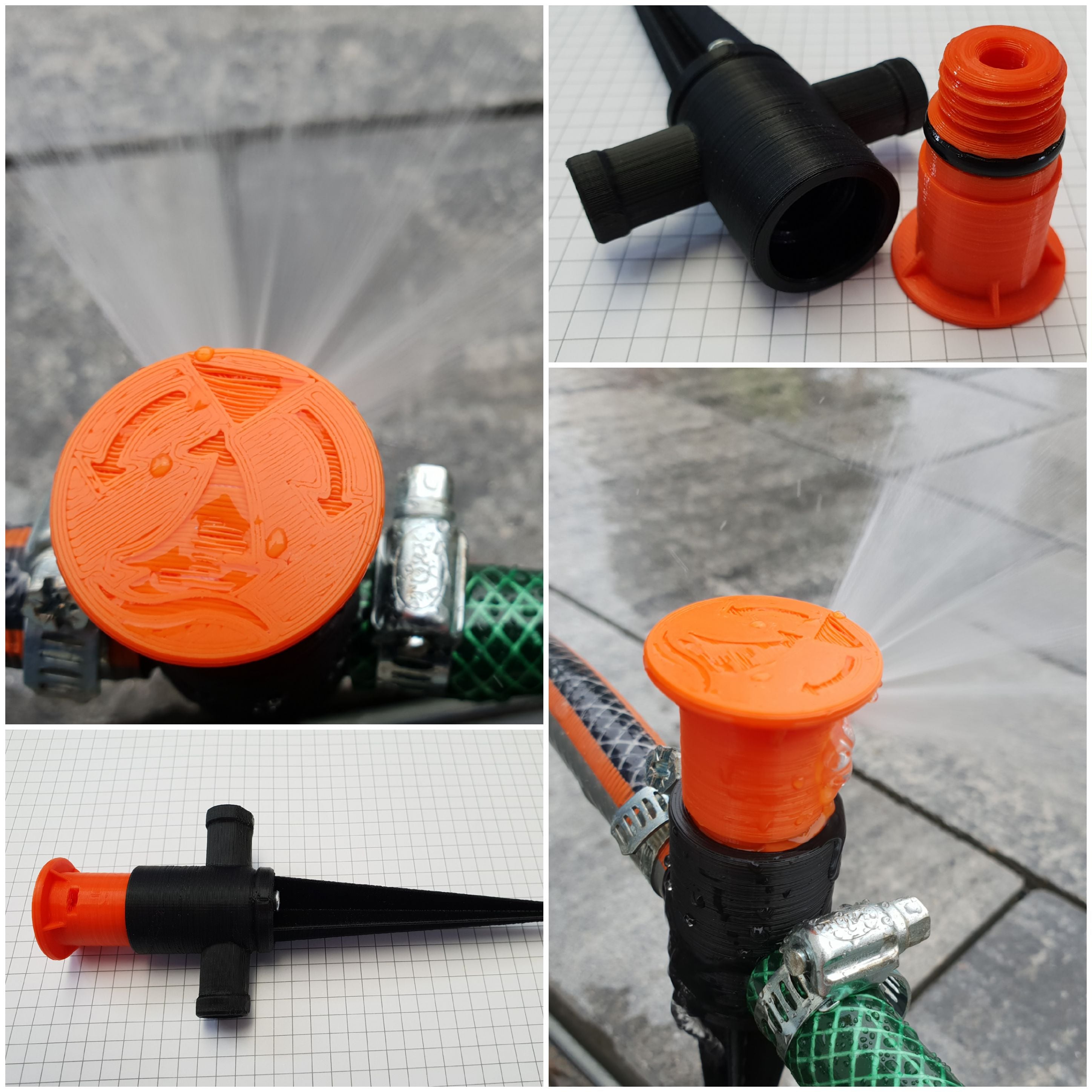 Garden Irrigation Spray System / Garten Bewässerung System