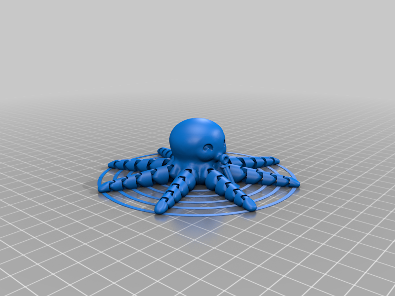 Cute Octopus with cute adhesion