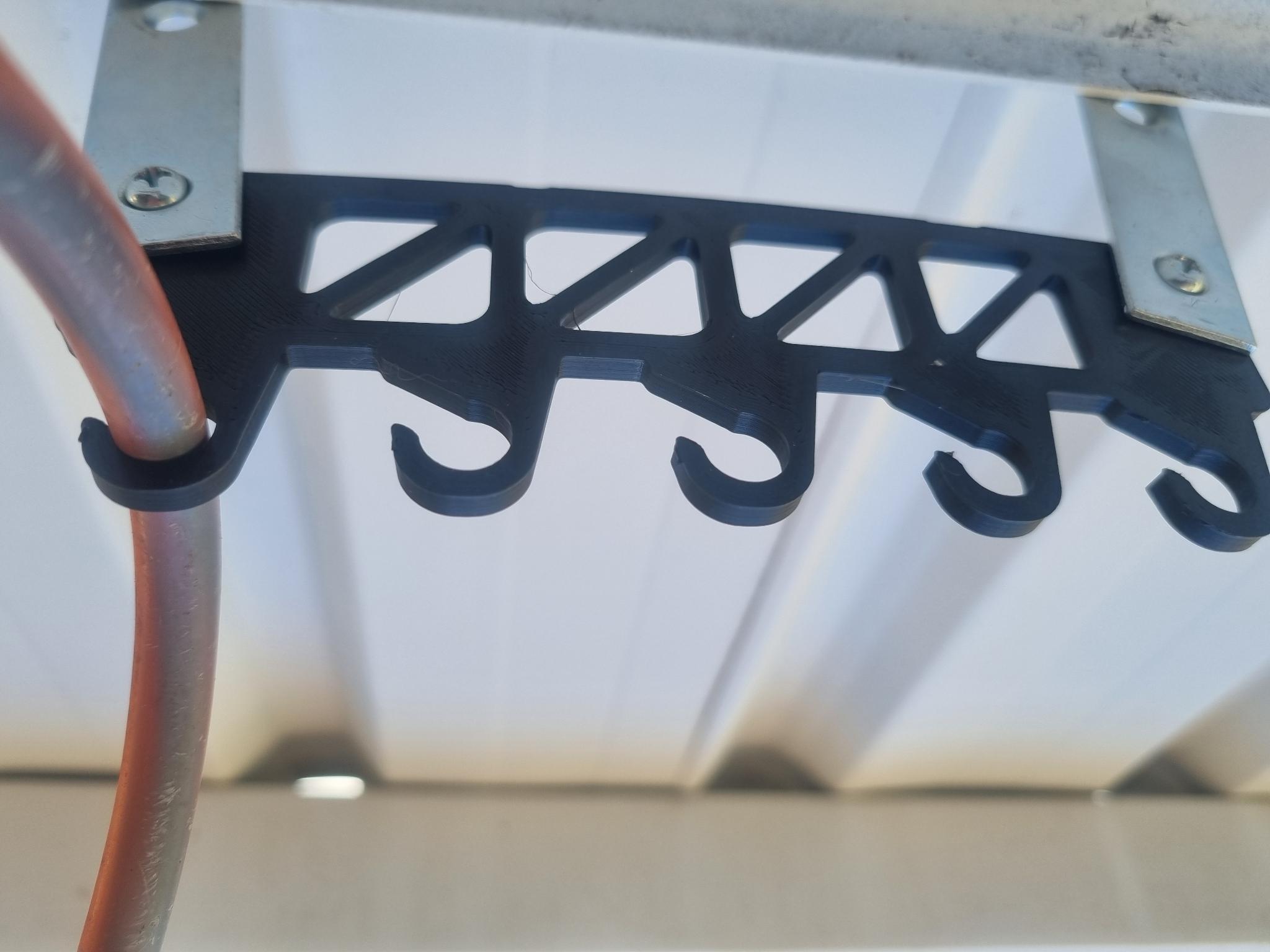 5-Hook Hanging Organizer for 10A Heavy Duty Electrical Cable