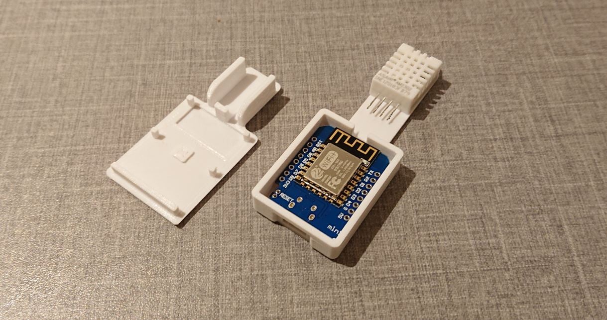 AirCare - Temperature and humidity with Wemos D1 Mini and DHT22
