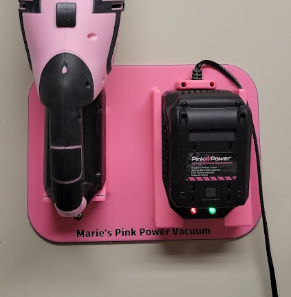 Pink Power Tools Vacuum holder