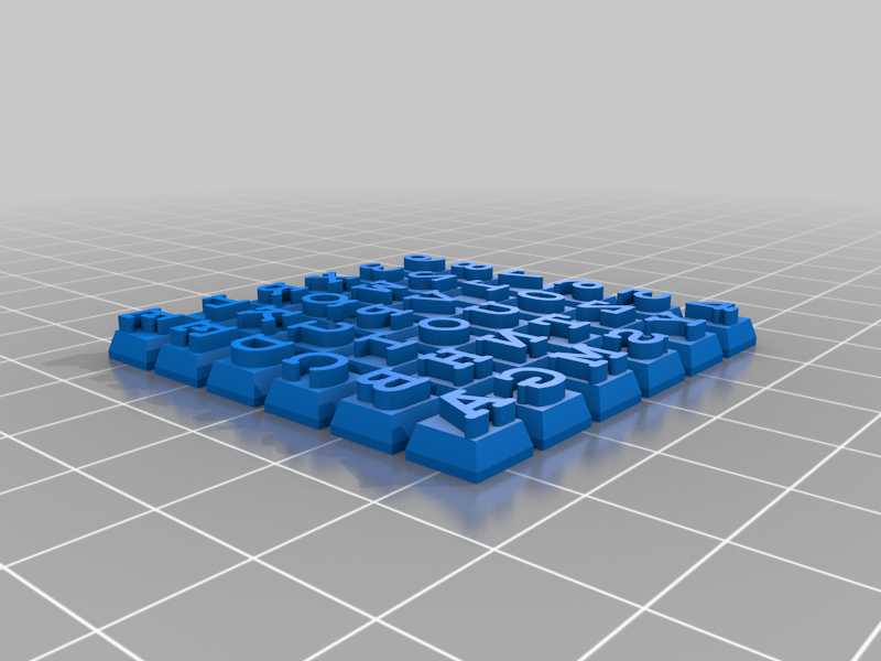 Customisable Letters Stamp Set without holder and jig
