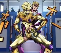 Giorno and golden experience figure