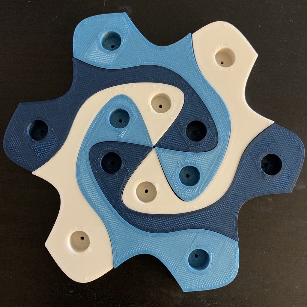 Tessellation with Push Pin Holes