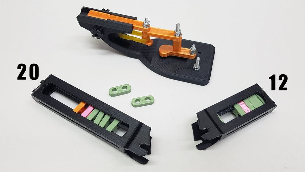 3D Printed semi-automatic GUN!