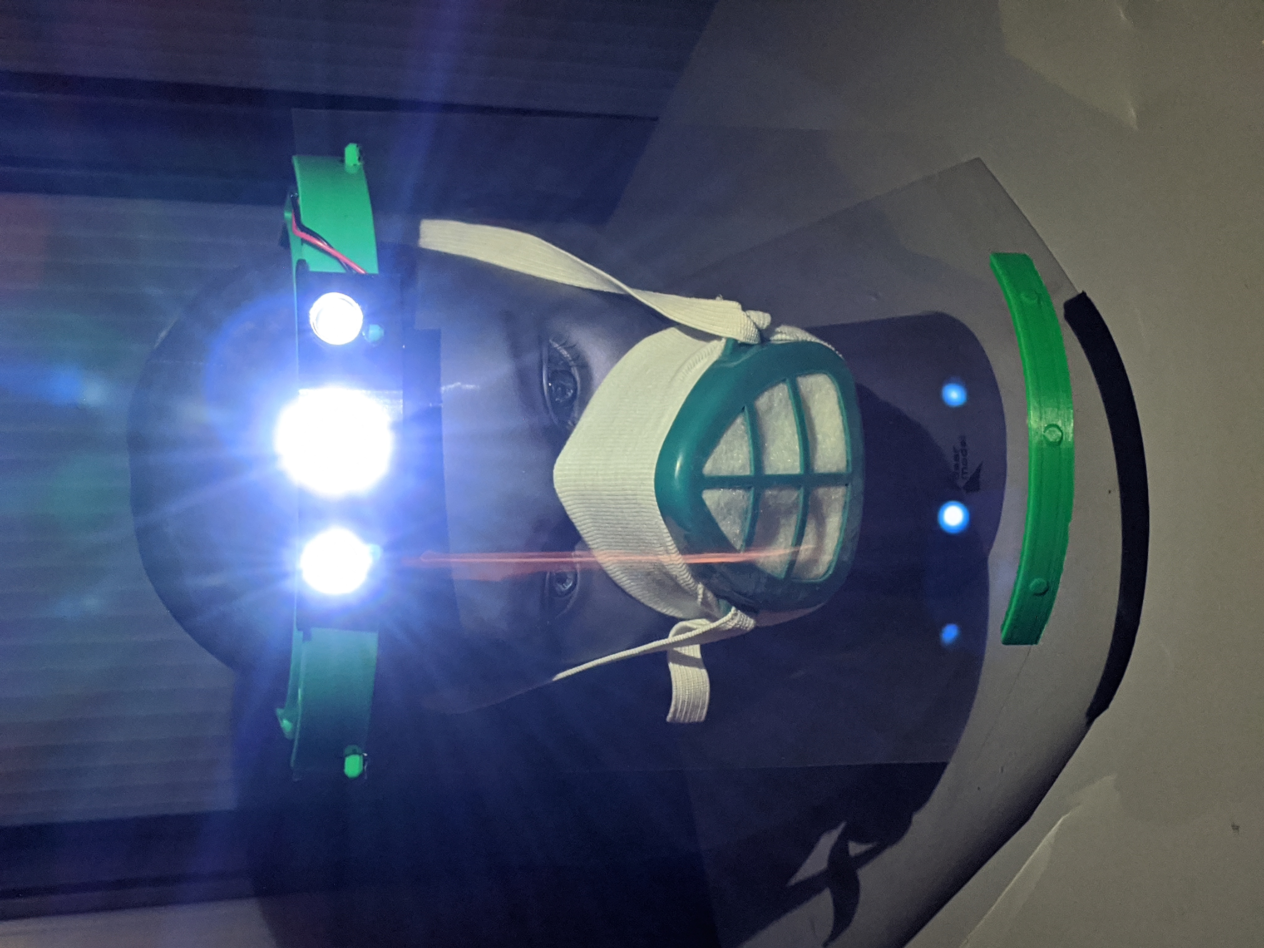 Face Shield LED Light Add On