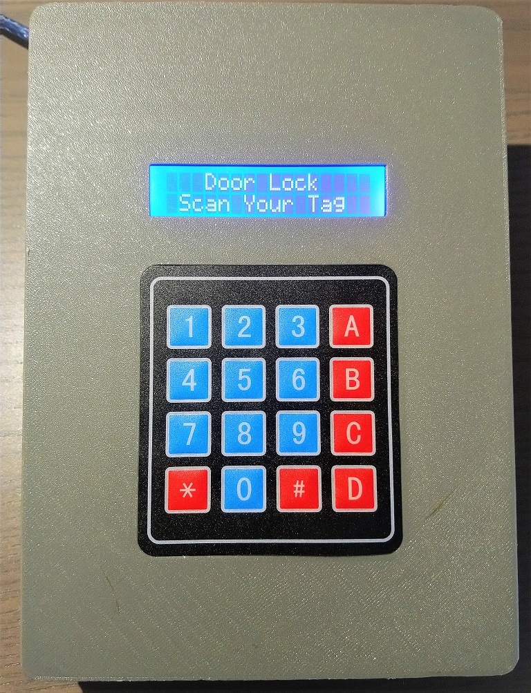 Keypad LCD RFID Enclosure