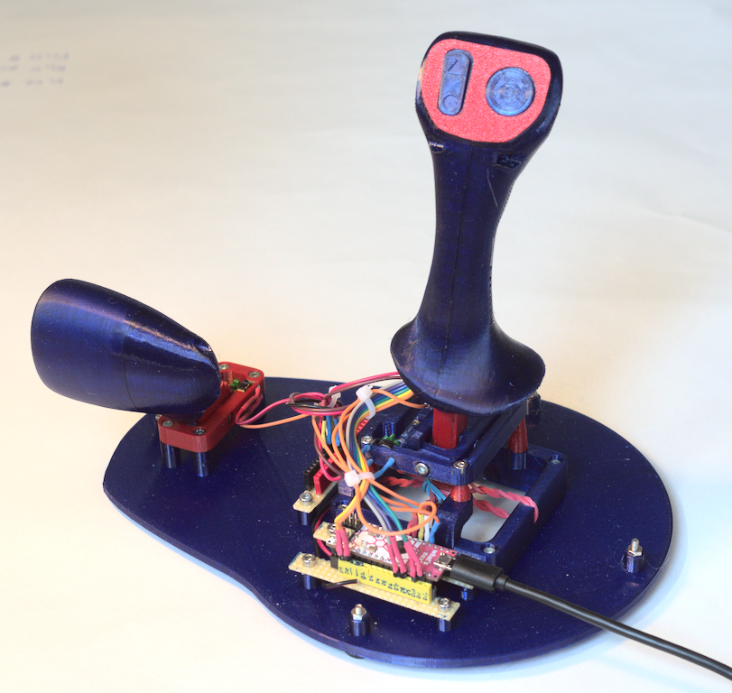 USB Flight Controller / Joystick with Four Axes