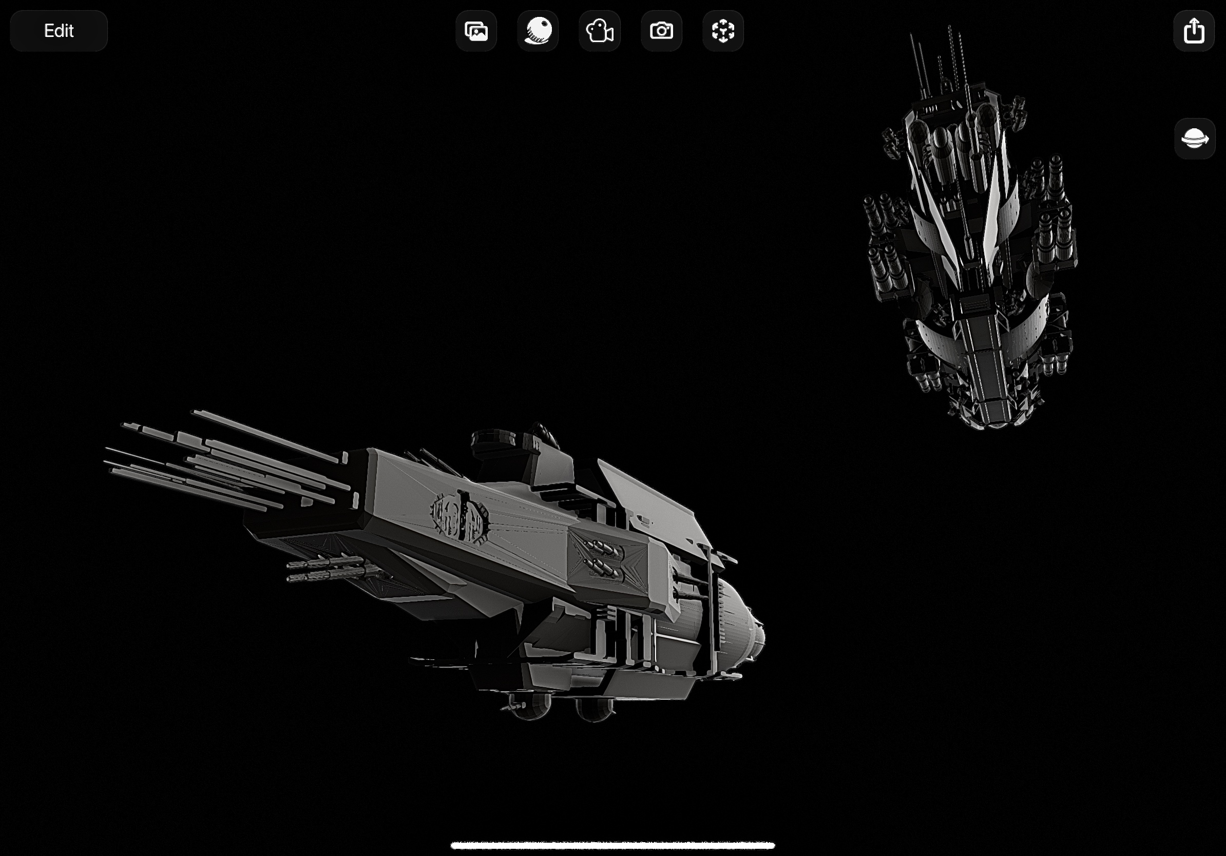 Earthforce Mercury Class Courier Ship