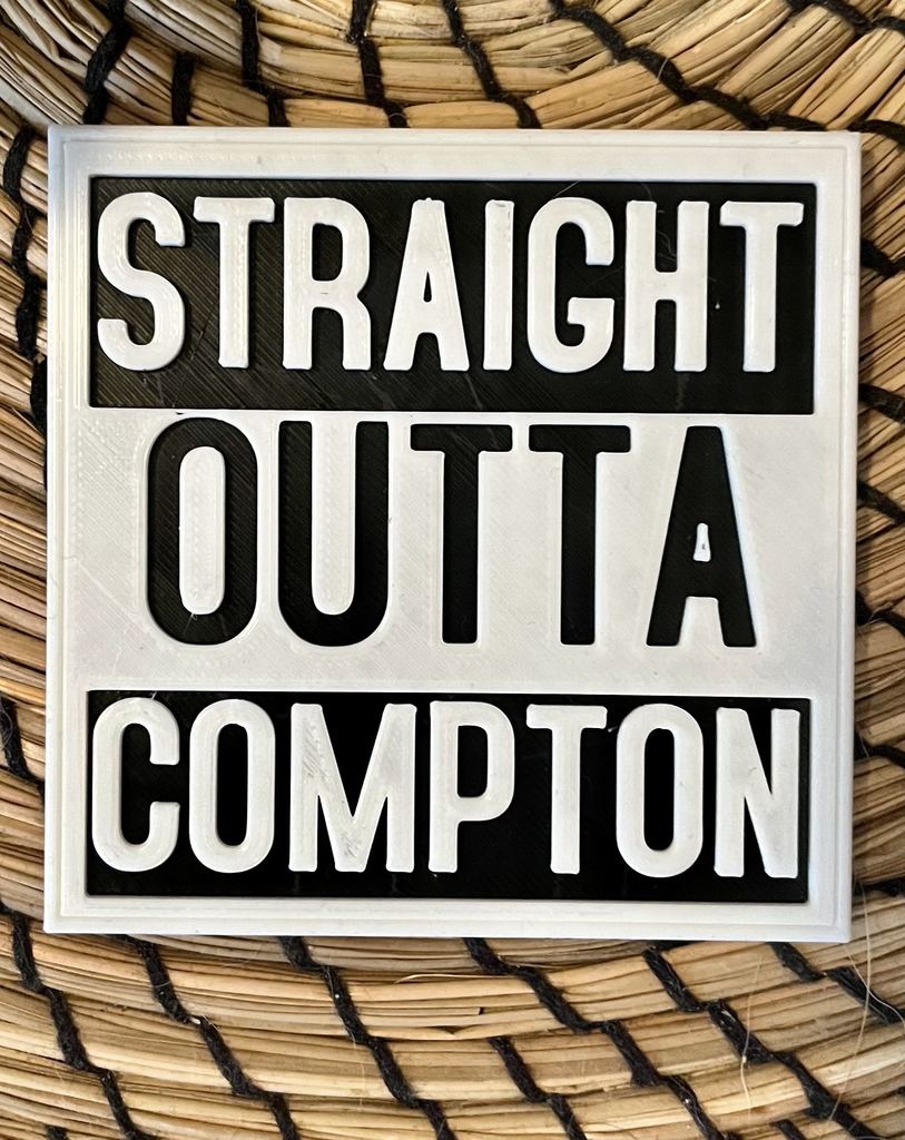 Straight Outta Compton coaster