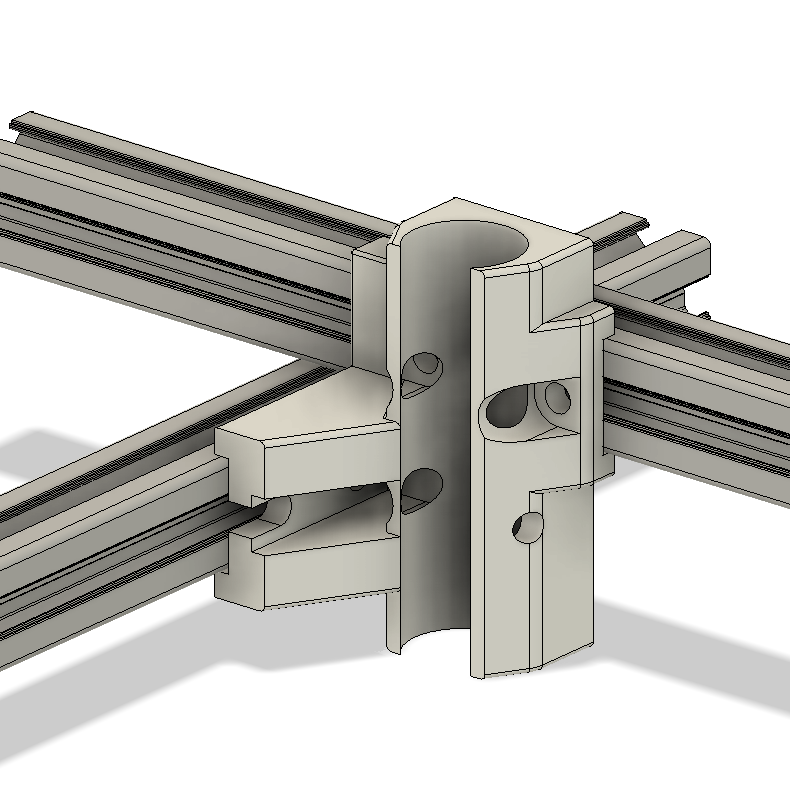 Hypercube Evolution (HEVO) - Z Axis Bed Bracket - Stacked / Double - LM12UU