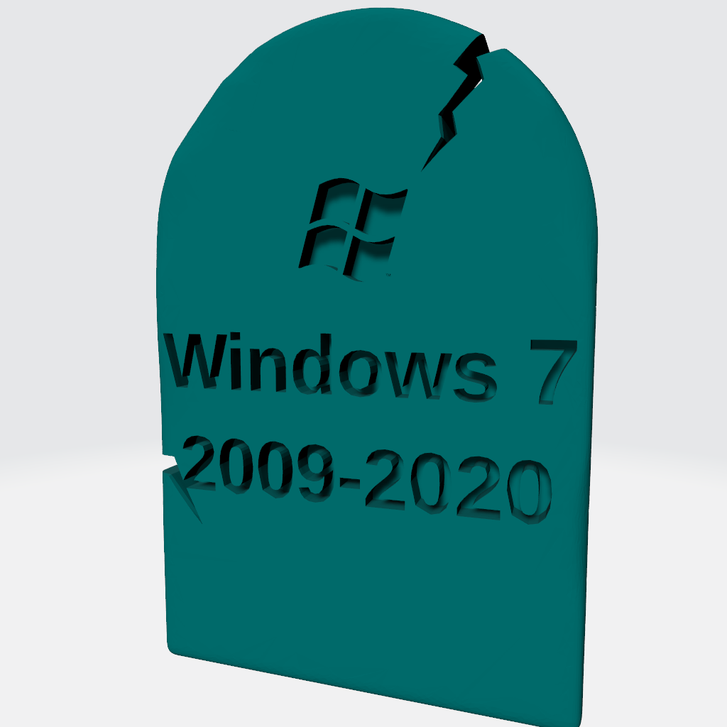 Windows 7 Gravestone