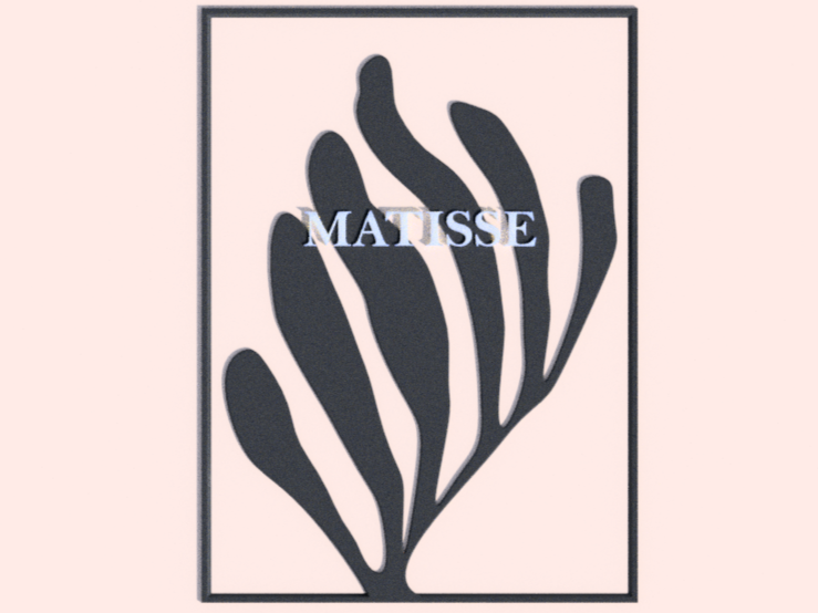 Wall Art Matisse Flower