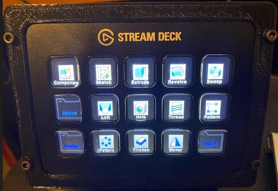 Stream Deck Rig Mount With Dual Axis and Magnetic Rotation Mount