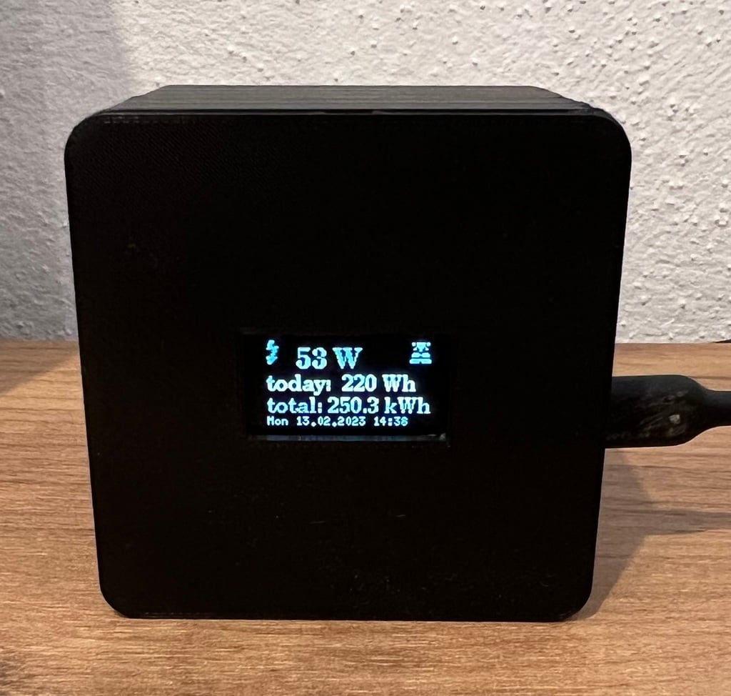 Case for OpenDTU with integrated OLED Display