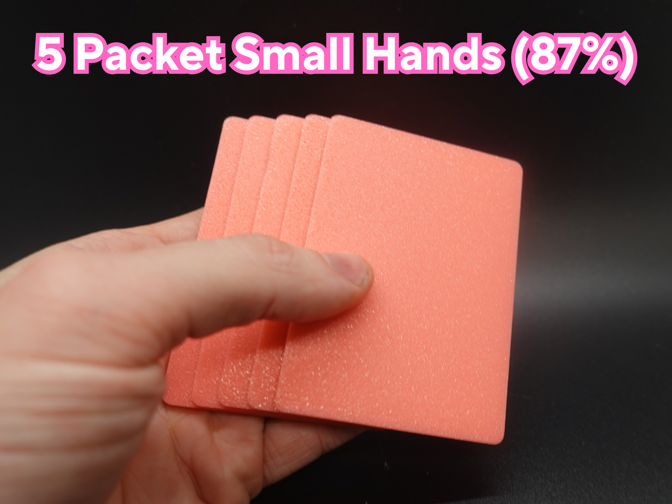 5 Packet Cardistry Trainer (87% Small Size)