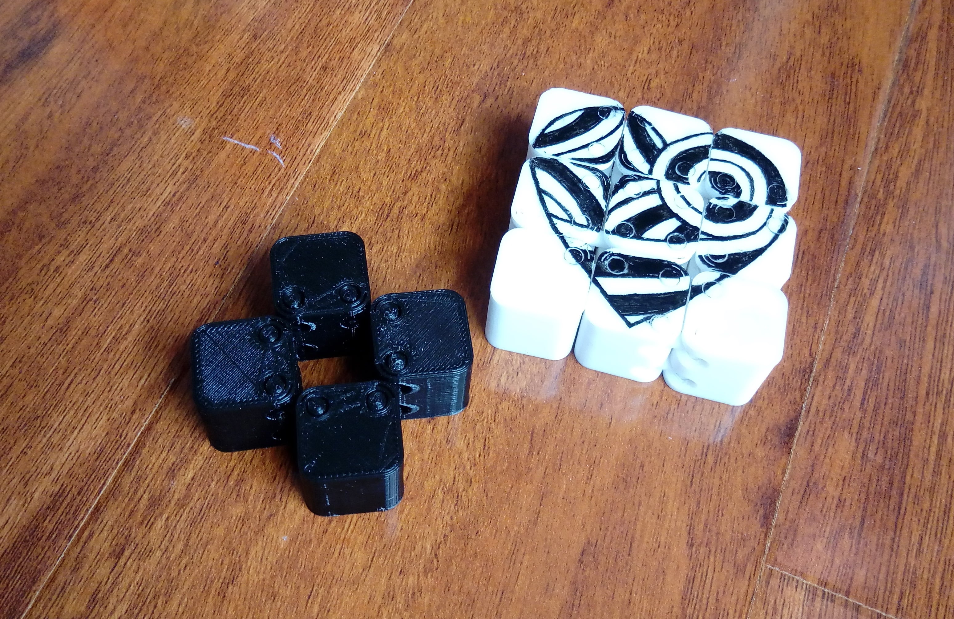 Dancing cubes