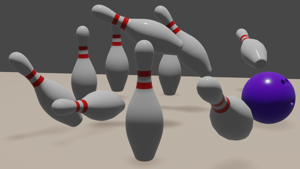 Bowling Pin and bowling ball