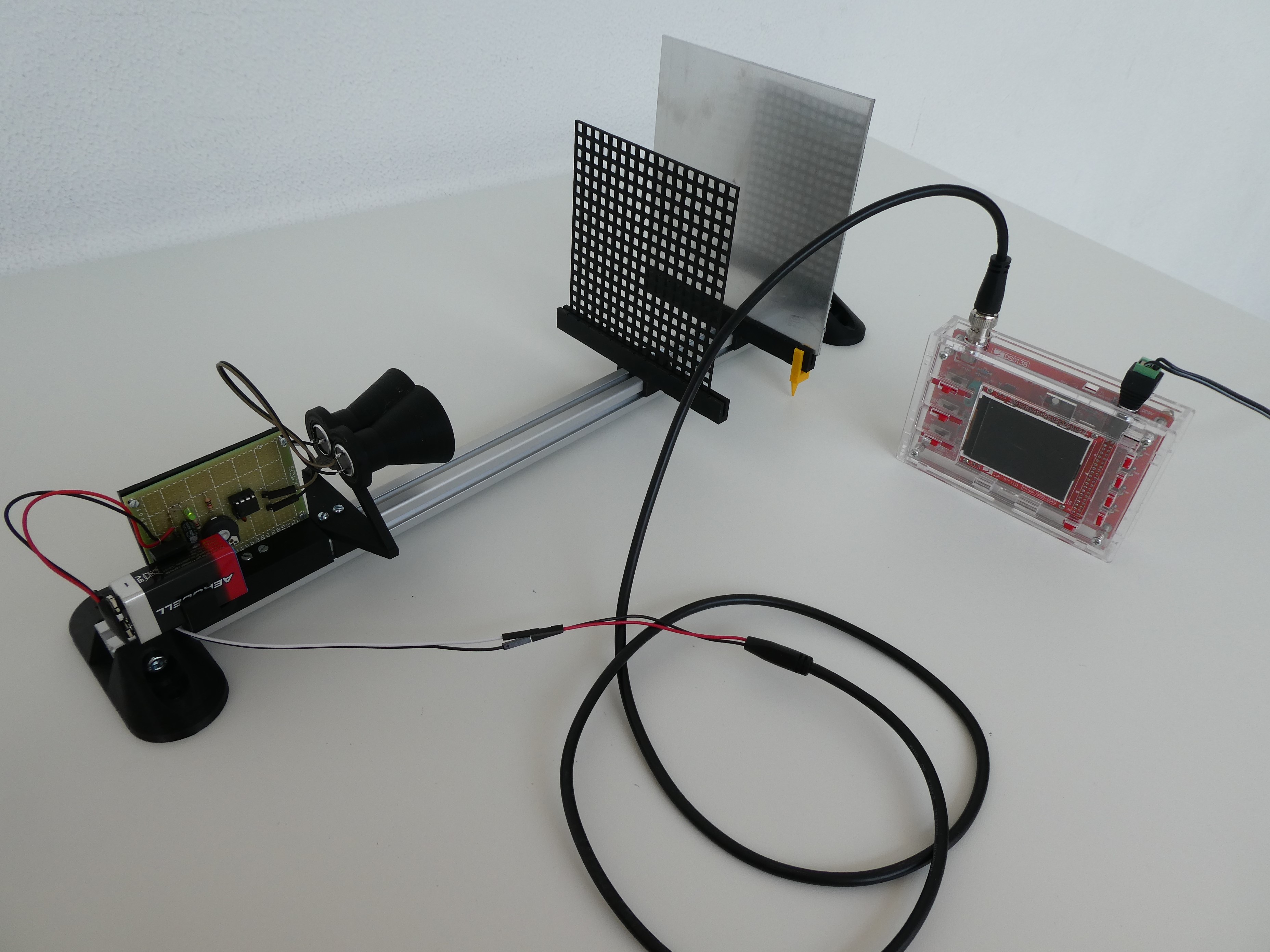 Ultrasonic experiments 5: Semipermeable plate