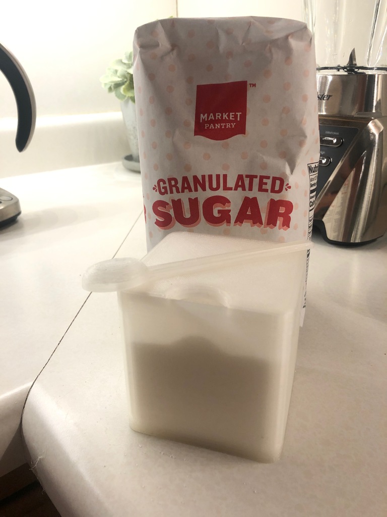 Sugar Container with Spoon