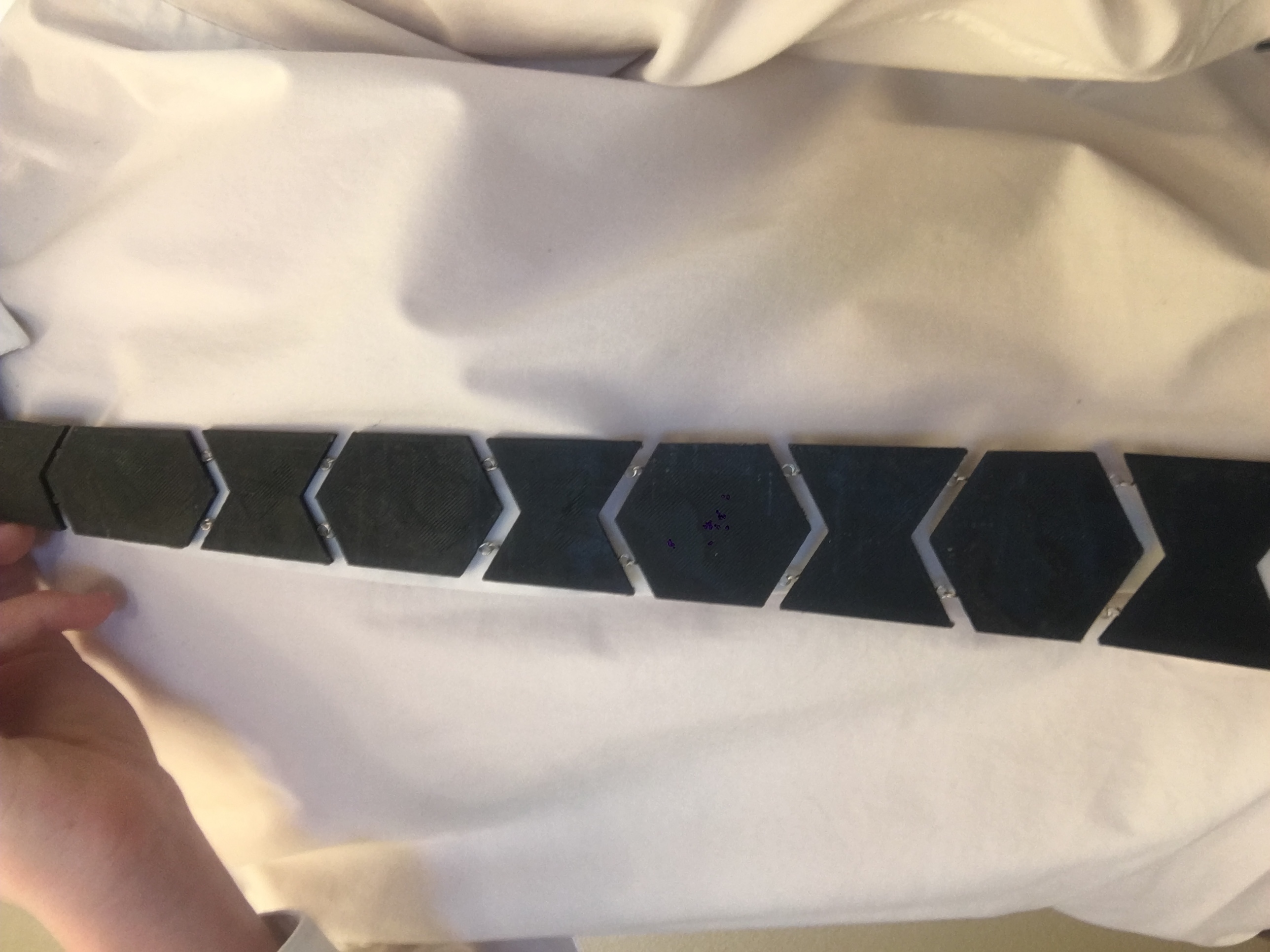 Hex Tie With Metal Connectors