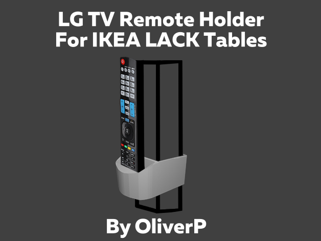 IKEA LACK LG TV Remote Holder