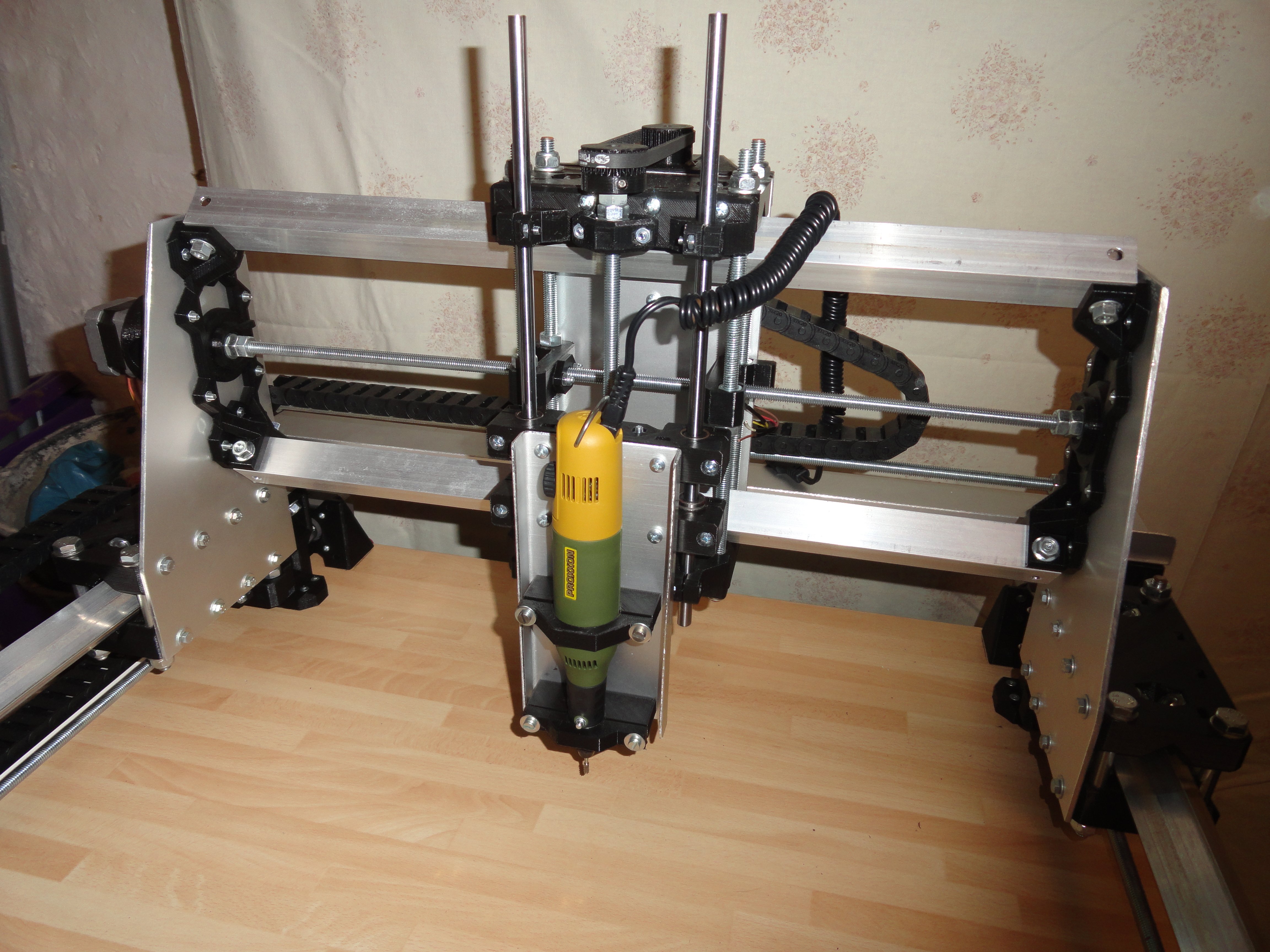 Aster-X 3D printed full screw CNC machine